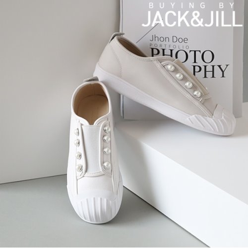 잭앤질 바잉 팔진주 밴딩 운동화(J-0L0137S)JACK&amp;JILL